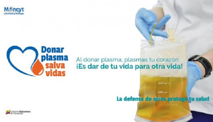 Ministerio de Ciencia y Tecnología impulsa donación de plasma de los recuperados para combatir a la Covid-19